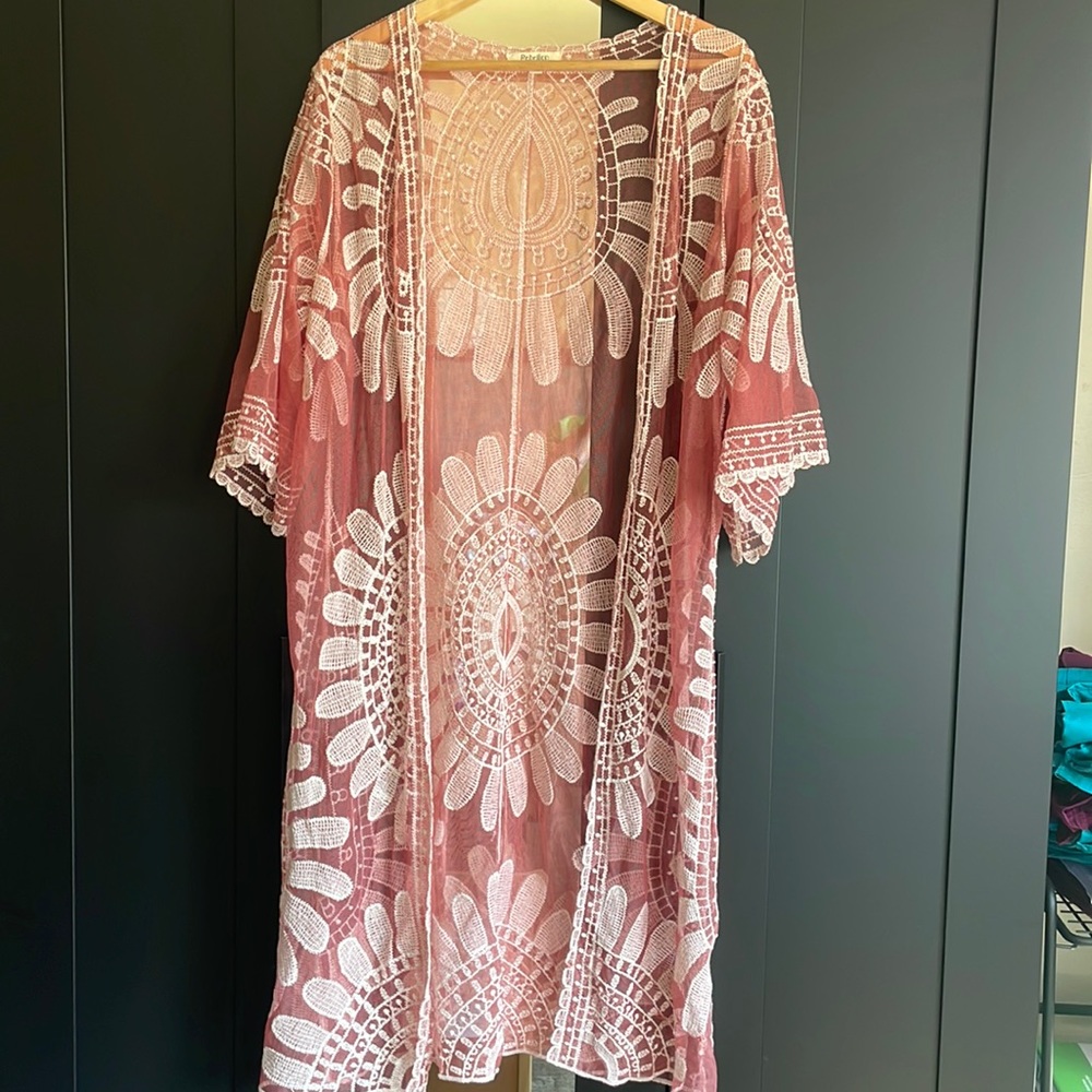 pink cover up